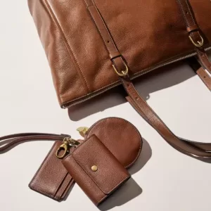 tas tote wanita Fossil Carlie Tote brown