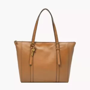tas tote wanita Fossil Carlie Tote Camel