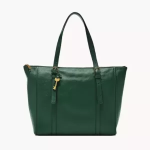 tas tote wanita Fossil Carlie Tote pine green