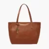 tas wanita Fossil Emma Tote Brown