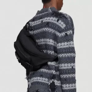 Balenciaga Army Belt Bag in Black