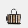 Coach Mollie Tote 25 In Signature Jacquard With Stripes