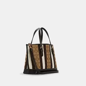 Coach Mollie Tote 25 In Signature Jacquard With Stripes