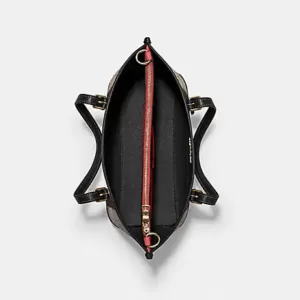 Coach Mollie Tote 25 In Signature Jacquard With Stripes