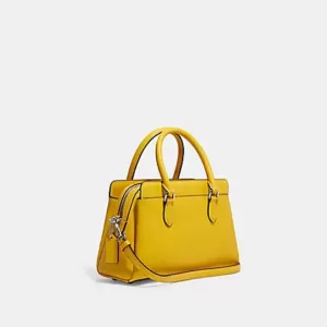 tas wanita Coach Mini Darcie Carryall Silver Canary