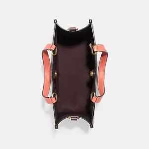 Coach Dempsey Carryall In Signature Canvas With Heart And Star Print Light Khaki Multi