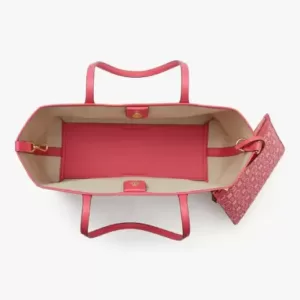 Kate Spade Flower Monogram Coated Canvas Sutton Medium Tote