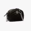 tas selempang wanita Tory Burch Small Kira Chevron Camera Bag Black Shw