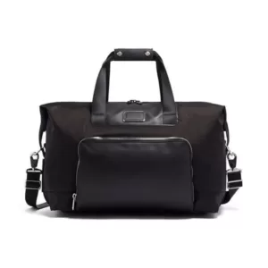 Tumi Alpha 3 Double Expansion Travel Satchel Bag Black