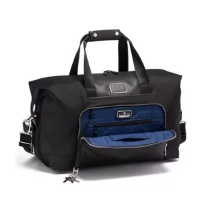 Tumi Alpha 3 Double Expansion Travel Satchel Bag Black